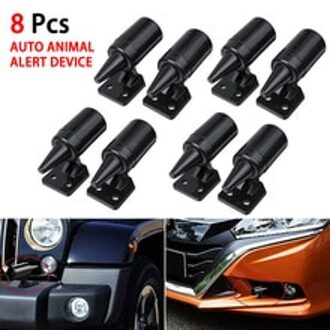 8 Pcs Universal Auto Herten Alert Apparaat Fluitje Dier Wildlife Waarschuwing Alarm Zwarte Auto Accessoires In Stovk