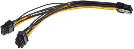8 Pin Naar 2x Pcie 8 Pin (6 + 2Pin) Male Naar Mannelijke Grafische Videokaart Kabel