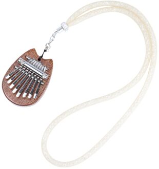 8 Sleutel Mini Kalimba Exquise Vinger Duim Piano Marimba Musical Goede Accessoire Hanger Musical Hanger Accessoire Kalimba rood