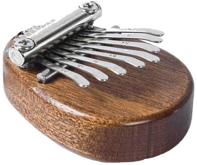8 Sleutel Mini Kalimba Exquise Vinger Duim Piano Marimba Musical Goede Accessoire Hanger Musical Hanger Accessoire Kalimba Teak kleur