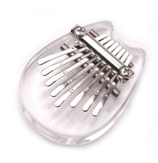 8 Sleutel Mini Kalimba Exquise Vinger Duim Piano Marimba Musical Goede Accessoire Hanger Muziekinstrumenten F