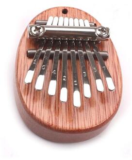 8 Sleutel Mini Kalimba Exquise Vinger Duim Piano Marimba Musical Goede Accessoire Hanger Muziekinstrumenten