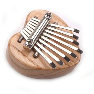 8 Sleutel Mini Kalimba Exquise Vinger Duim Piano Marimba Musical Goede Accessoire Hanger Muziekinstrumenten