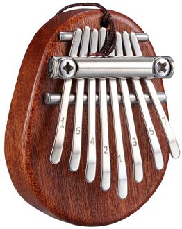 8 Sleutel Mini Kalimba Exquise Vinger Duim Piano Marimba Musical Goede Accessoire Hanger