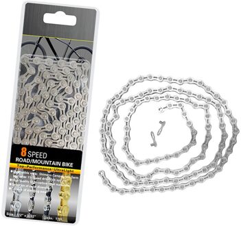 8 Speed Fietsketting Connector Lock Quick Link Racefiets Magic Gesp Master Fiets Fietsen Onderdelen Goud En Sliver