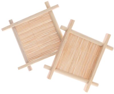 8 Stijlen Natuurlijke Carbide Hout Zeepbakje Houten Zeep Container Reizen Houten Zeepkist Douche Plaat Badkamer Zeep Houder K-2stk