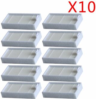 8 Stks/partij 4 Stuks Side Borstel (2 Paar) + 4 Stuks Hepa Filters Bursh Voor Ecovacs CR120 X500 X600 Panda X500 Filter Promaster Robot 2712 Donker Kaki