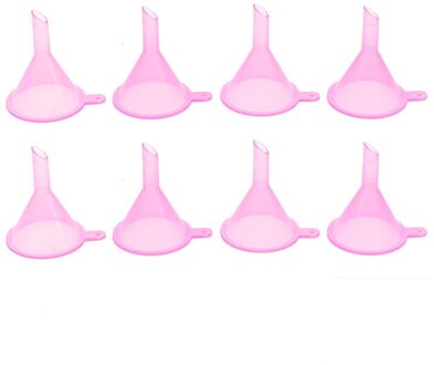 8 Stks/partij Kleine Plastic Voor Parfum Diffuser Fles Mini Vloeibare Olie Trechters Lab Gereedschap Rood