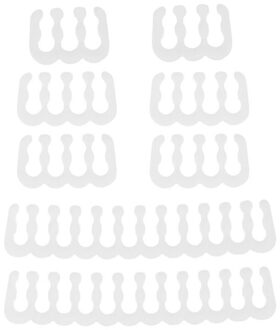 8 Stks/partij Pp Kabel Kam Moederbord 6/8/24 Pin Pc Power Kabels Bedrading Voor 2.5-3.4Mm Kabel manager Wit