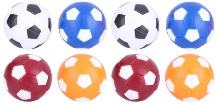 8 Stks/partij Tafel Voetbal Voetbal Plastic Mini Kleurrijke Voetbal Ballen Tafelblad Spel Voetbal Accessoire Tabletop Game Voetbal