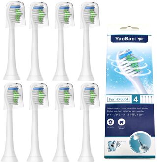 8 Stks/partij Tand Opzetborstels Voor HX6912 HX6930 HX6932 X6933 HX6942 HX6730 HX6731 HX6732 HX6780 HX6781 HX6782 HX6902 HX6910