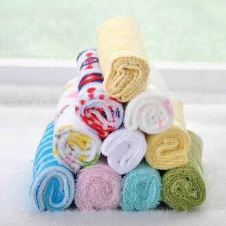 8 stks/partij Zacht Duurzaam Baby Zakdoek Vierkante Handdoek 21x21cm Mousseline Cotton Baby Kids Jongen Meisje Bad Gezicht handdoek Veeg Doek