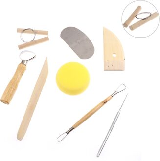8 Stks/set Aardewerk Diy Tool Klei Molding Kunstwerk Kit Keramiek Molding Gereedschap