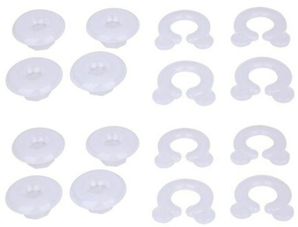 8 Stks/set Bed Dekbedovertrek Sheet Holder Clamp Fastener Plastic Dekbedovertrekken Grijper Clip Quilt Voorblad Houder Klemmen