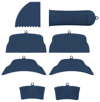 8 Stks/set Keuken Accessoires Siliconen Pot Pan Steelpan Handvat Deksel Warmte-isolatie Grip Mouw Kitchen Tools & Gadgets bule