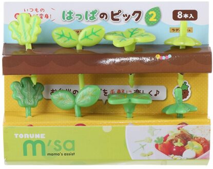 8 Stks/set Klavertje Vier Fruit Vork Tandenstoker Plastic Decor Lunchbox Bento Accessoires Kleine Salade Tiny Vork Mini Cake picks