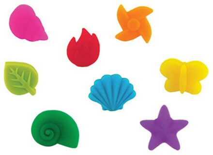 8 stks/set Party Gewijd Dier Zuignap Wijnglas Siliconen Label Wijn Bril Herkenner Marker Thee Accessoires