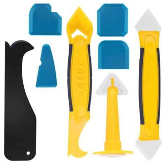 8 Stuk Set Van Mooie Naad Gereedschap Glas Lijm Breeuwen Schraper Keuken Vloer Water Trimmen Breeuwen Home Improvement Tool