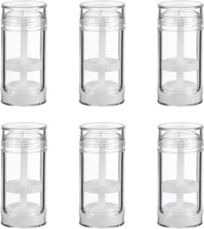 8 Stuks 30Ml Lege Herbruikbare Deodorant Flessen Clear Twist-Up Tube Hervulbare Flessen Lekvrije Diy Deodorant containers 6stk 30ML