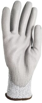 8 Stuks/4 Pairs Snijbestendige Hppe Fibre Niveau 5 Beschermende Handschoenen Met Pu Veiligheid Werken Handschoen XL