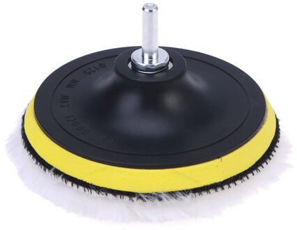 8 Stuks 5 Inch Buffing Spons Polijsten Pad Zelfklevende Schijf Wol Disc Polijsten Wax Schuren Pad Kit Voor auto zoals getoond