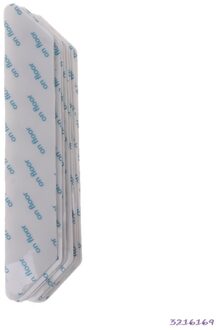 8 Stuks Anti Curling Rug Grijpers Hernieuwbare Lijm Tapijt Pad Voor Gekruld Hoeken 130x25mm / wit