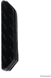 8 Stuks Anti Curling Rug Grijpers Hernieuwbare Lijm Tapijt Pad Voor Gekruld Hoeken 180x30mm / zwart