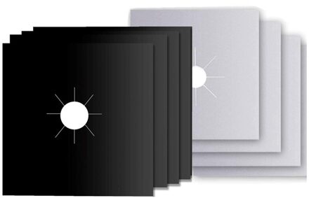 8 Stuks Gas Kookplaat Bereik Protectors Kookplaat Brander Protector Liner Cover Cleaners Fornuis Covers Herbruikbare Gasfornuis Matten