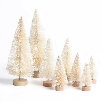 8 Stuks Kleine Kerstboom Set Simulatie Kerstboom Tafel Decoratie Feestelijke & Feestartikelen