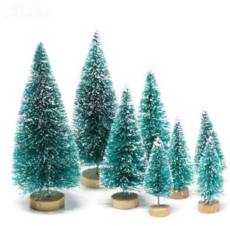 8 Stuks Kleine Kerstboom Set Simulatie Tafel Decoratie Feestelijke & Feestartikelen