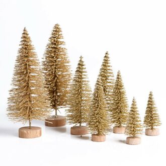 8 Stuks Kleine Kerstboom Set Simulatie Tafel Decoratie Feestelijke & Feestartikelen