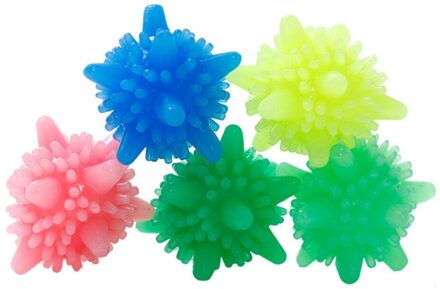 8 Stuks Kleurrijke Wassen Herbruikbare Wasmachine Ballen Voor Schoonmaken Kleren 4.5Cm (Willekeurige Kleuren)