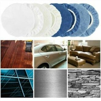 8 Stuks Polijstmachine Microfiber Mutsen Polijsten Pads Gloednieuwe Goede Gebruik