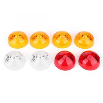 8 Stuks Side Staart Lampje Lamp Lens Kit Fit Voor Land Rover 3 Serie/Defender Indicator Licht Lens