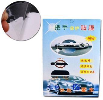 8 Stuks Universele Onzichtbare Auto Deurklink Krassen Automobile Shakes Beschermende Vinyl Protector Films Auto Handvat