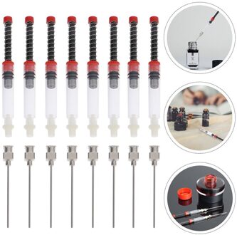 8 Stuks Universele Vulpen Inkt Absorptie Inkt Spuit Gereedschap Pen Inkt Schokdempers rood