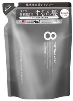 8 THE THALASSO Cleansing Repair & Smooth Shampoo 400ml Refill