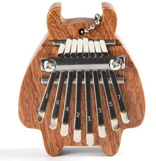 8 Toetsen Thumb Piano Met Lanyard Draagbare Mini Piano Muziekinstrumenten Goed Cadeau Voor Kinderen En Volwassenen Beginners