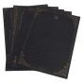 8 Vellen Vintage Retro Schrijven Briefpapier Papier Pad Note Brief Set R91A zwart