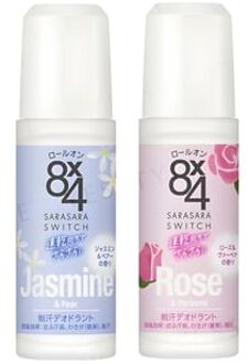 8 x 4 Aroma Roll On Jasmine & Pear - 45ml