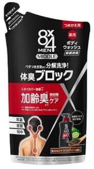 8 x 4 Men Middle Body Wash 300ml Refill