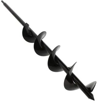 8 x 60cm Garden Planting Auger Spiral Hole Drill Bit Small Earth Planter Post Hole Digger Fence Borer Petrol