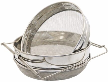 80/100 Mesh Roestvrij Staal Honing Zeef Filter Ultra-Fijne Dubbele Screen Zeef Honing Filter Mesh Netto Bijenteelt Tool