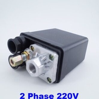 80-120psi 5bar-8bar 240 V 16A Heavy Duty Air Compressor Drukschakelaar Regelklep 1 Poort 2 Fase