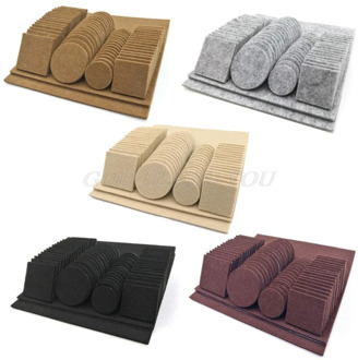 80/130pcs Furniture Chair Table Leg Self Adhesive Felt Wood Floor Protector Pads Drop Shipping