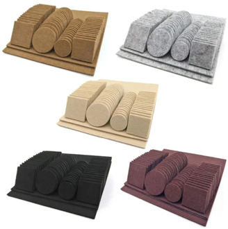 80/130pcs Furniture Chair Table Leg Self Adhesive Felt Wood Floor Protector Pads