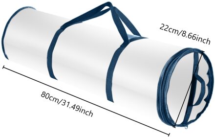 80*22Cm Slanke Onderbed Organisator Water Proof Pvc Stof Inpakpapier Roll Bag Organisatoren Houder Pvc Opslag bag