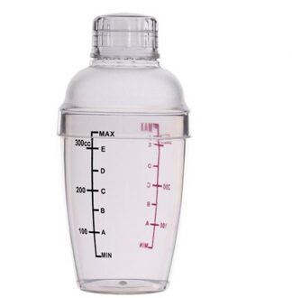 80% 350/500/700/1000Ml Transparante Dual Schaal Gram Cocktail Shaker Wijn Mixer bar Gereedschap Barman 350ml