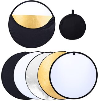 80 cm PRO 5-in-1 Draagbare Opvouwbare Studio Foto Inklapbare Multi-Disc Licht Fotografische Verlichting Reflector