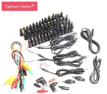 80 PCS/Set Universal Laptop DC Power Supply Adapter Connector Plug AC DC conversion head Jack Charger Connectors Laptop Power Ad